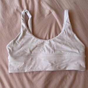 Lululemon white sports bra